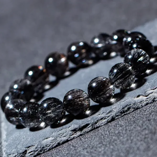 Tourmalinated Quartz Bracelet